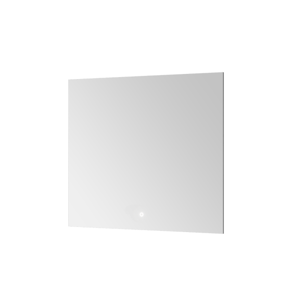 Зеркало прямоугольное без рамы, подсветка, сенсор, 80*70см 