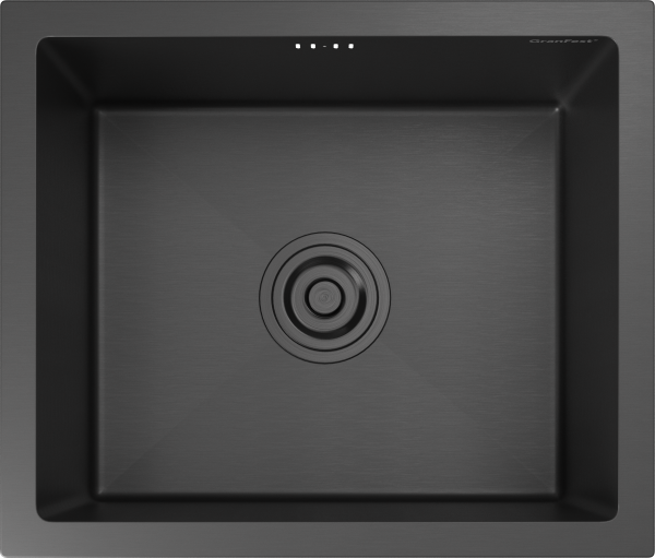 GranFest METAL (4538) Мойка нерж.1 чаша 450*380*215 мм, графит
