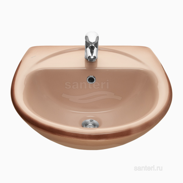 Раковина Santeri Соната с переливом декор бежевый 131112S0711B0 в магазинах СантехГид