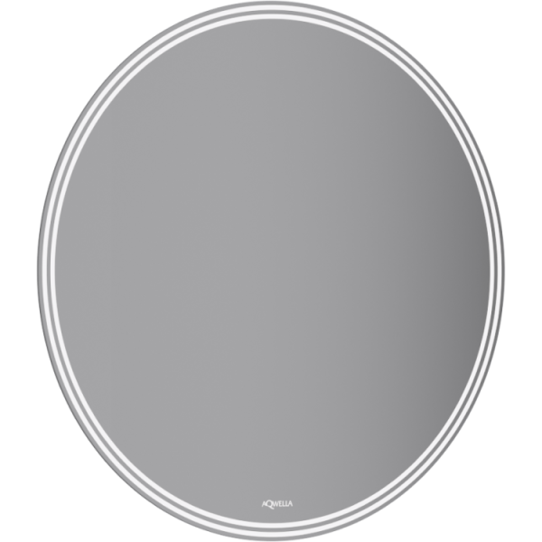 "Moon_C" зеркало с подсветкой и обогревом, , ТМ «AQWELLA» MOON0206CH 