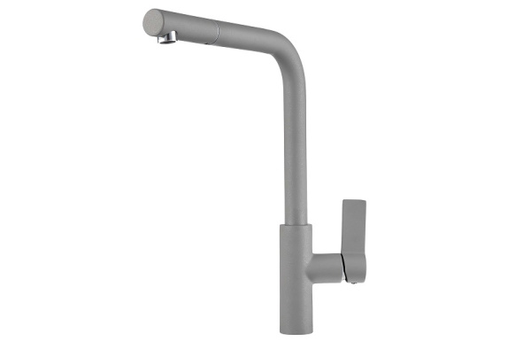 Смеситель для кухни однорыч. АЛЮМИНИУМ, GRANULA