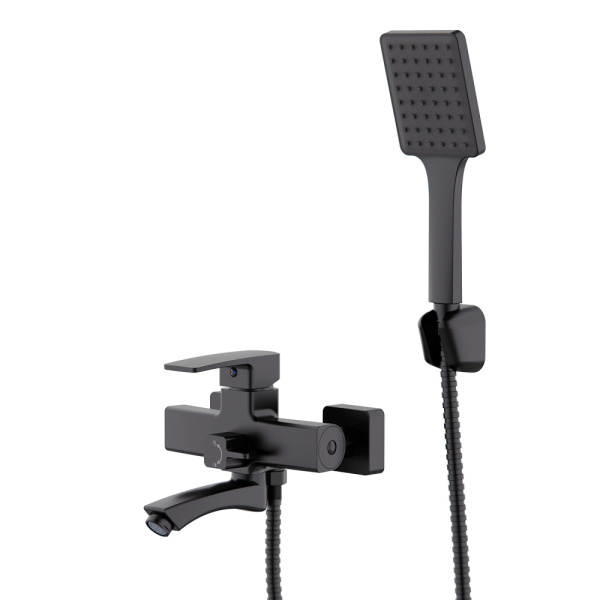 Смеситель для ванны чёрный FRUD R32152