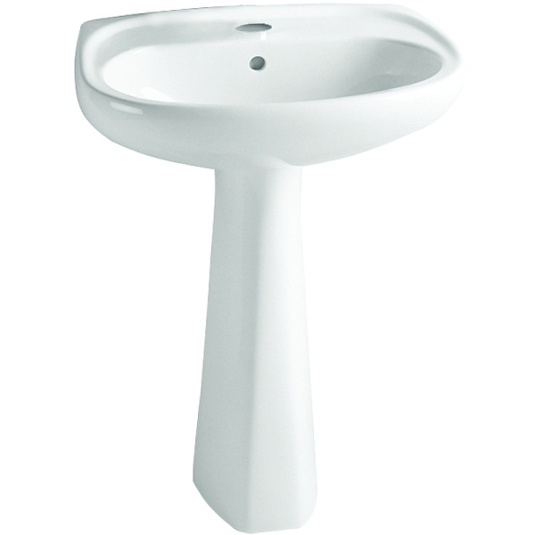 Раковина с пьедесталом Normus 42x55x19 VitrA 9600B003-7650 в магазинах СантехГид