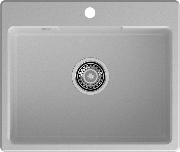 GRANFEST Мойка URBAN 658  1-чаша 580*490мм серый арт.GF-UR-