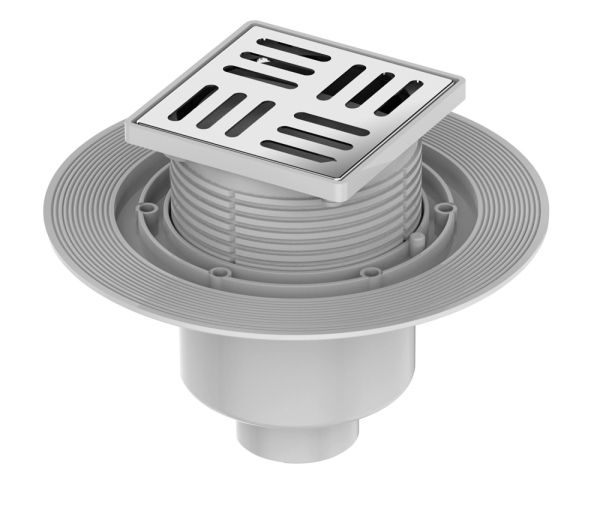 Душевой трап сатин 100*100мм GAPPO G81010-51