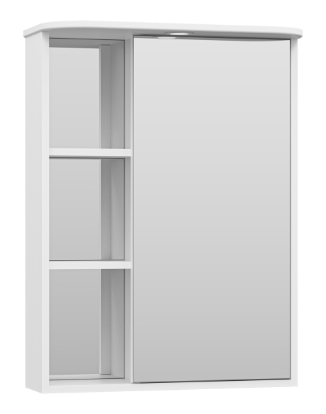 Зеркало-шкаф Венера - 60 прав. со светом белое