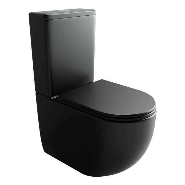 Напольный пристенный унитаз с бачком METROPOL, смыв Торнадо, нижняя подводка, горизонтальный выпуск,