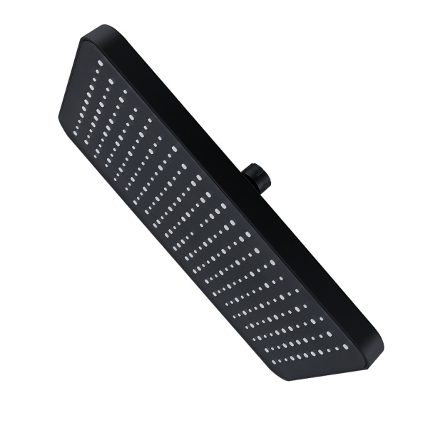 Лейка верхняя для душа Splenka S451.52.06 прямоугольная 320*210мм пластик/силикон, черный