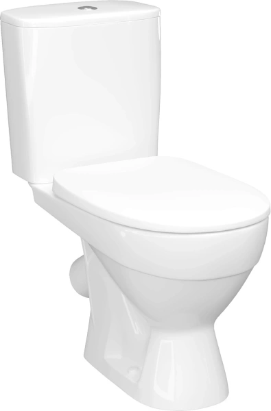 Унитаз-компакт КЕРАМИН Толедо Soft Close двухрежимный, сиденье дюропласт с микролифтом () 4810531150916