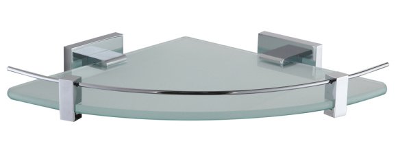 Полка стеклянная угловная GAPPO G0721-1