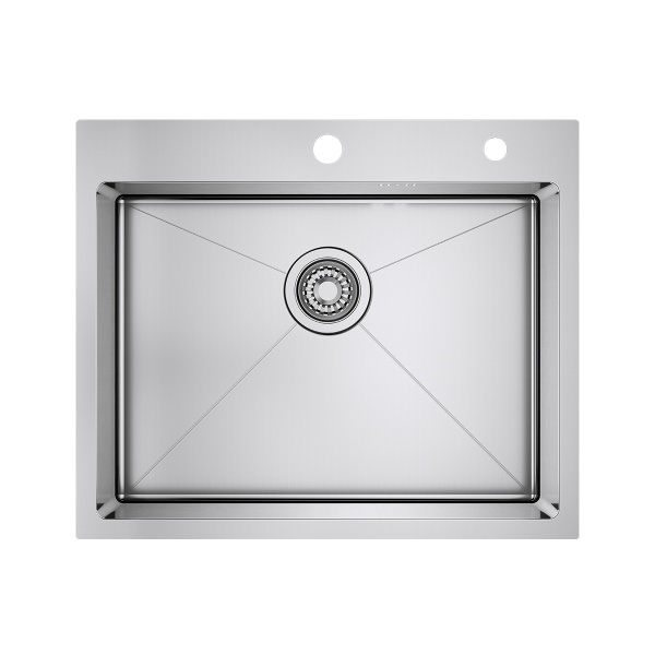 Кухонная мойка Raglo из нержавеющей стали в базу от 60см, сатин R701.6050.05