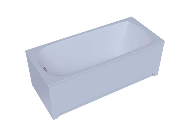 Акриловая ванна Aquatek Ника 160x75 прямоугольная, без каркаса и экрана