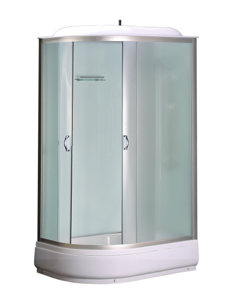 Душевая кабина LORANTO 120х80х215 правосторонняя, поддон 20 см, матовое стекло 4 мм () CS-66120-20 R F