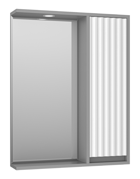 Зеркало-шкаф BALATON - 65 правый, комбинированный