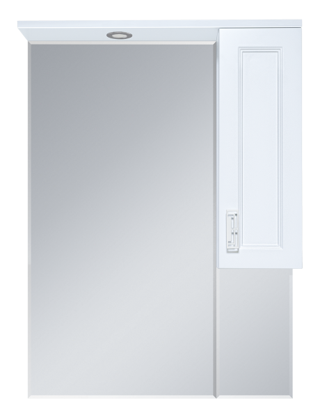 Зеркало-шкаф Дива - 65 со светом правое