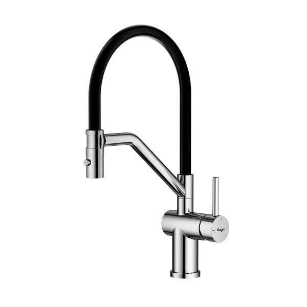 Смеситель Raglo для кухни съёмный гибкий излив с магнитным фиксатором, сатин R86.41.05