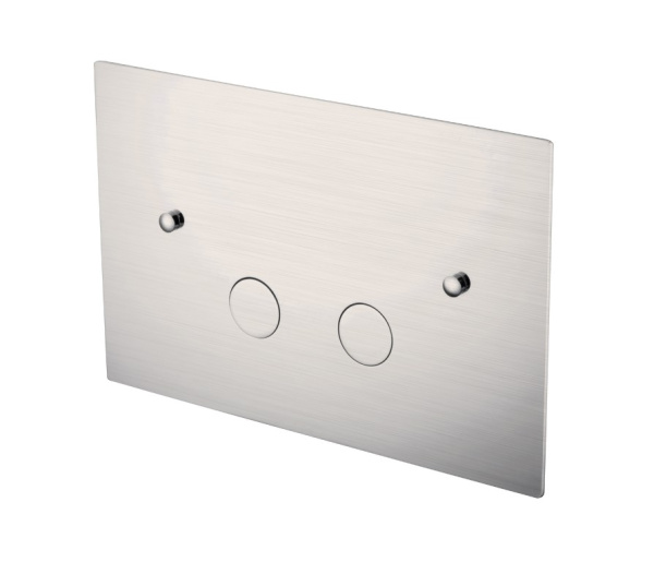 Кнопка для инсталляции латунь NICKEL BRUSH ультраплоская