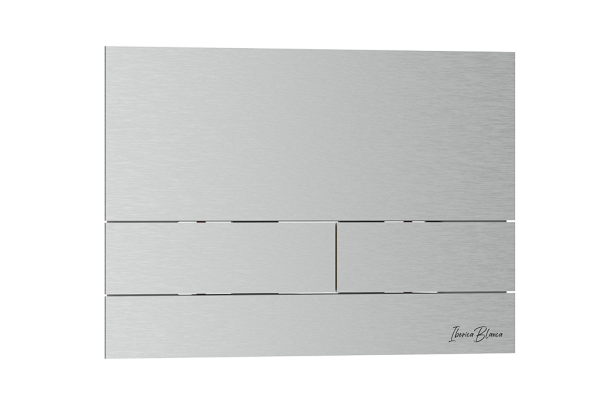Кнопка смыва IBERICA BLANCA INOX-S нержавеющая сталь, хром матовый (IB.B016.01)