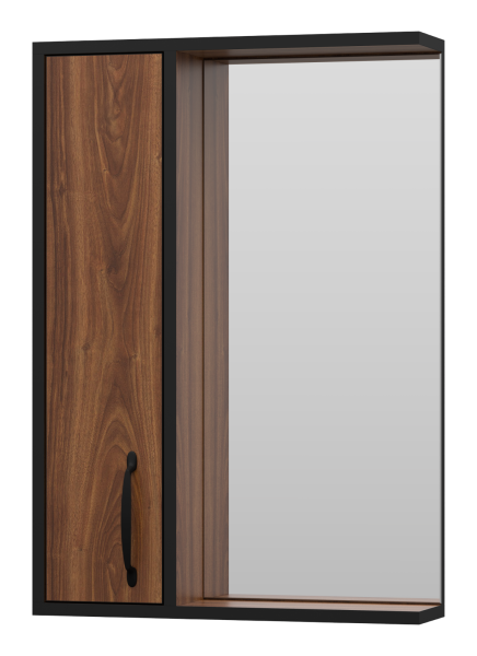 Зеркало Кедр - 50 с 1 шкавчиком левый Misty