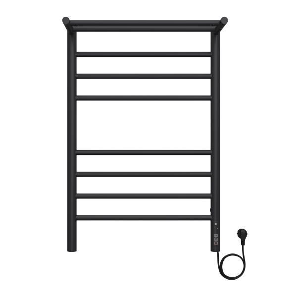 Полотенцесушитель TERMINUS Аврора с/п П8 500х800 электро КС 9005 матовый ( new встроен диммер)