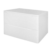 Тумба Azario LOTOS 70/2 700х460х500 подвесная, без раковины, белый гланцевый () CS00084143