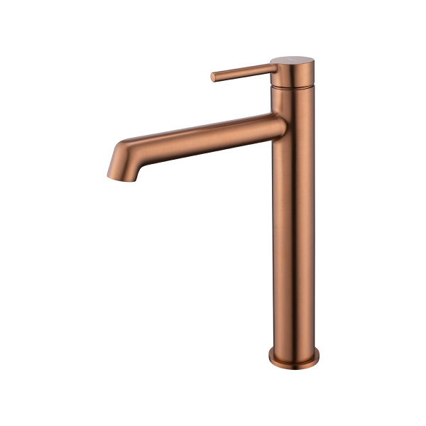 Смеситель Raglo для раковины высокий монолитный, матовая медь R20.15.33