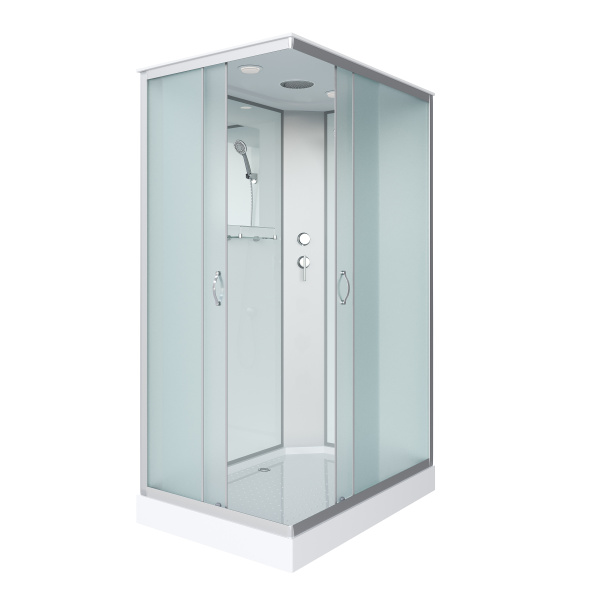 Душевая кабина Niagara Classic NG-43975-14Q (90х70х215) низкий поддон(13см),стекло матовое,3 места