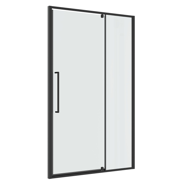 Дверь в нишу Niagara Nova (110х195) распашная,графит,стекло прозрачное,1 место NG-35-11AGR 