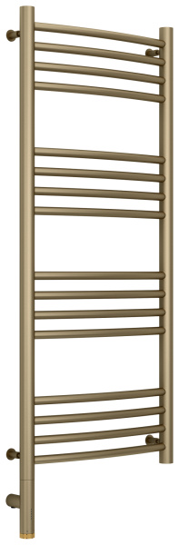 Электрический полотенцесушитель "БОГЕМА 3.0" 1000х400 / МЭМ левый (Золотой шёлк)