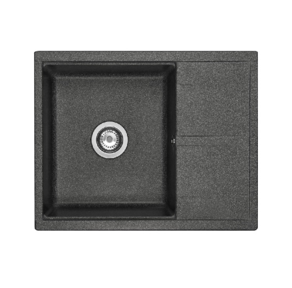 Кухонная мойка AQUATON Делия 65, графит () 1A718632DE210