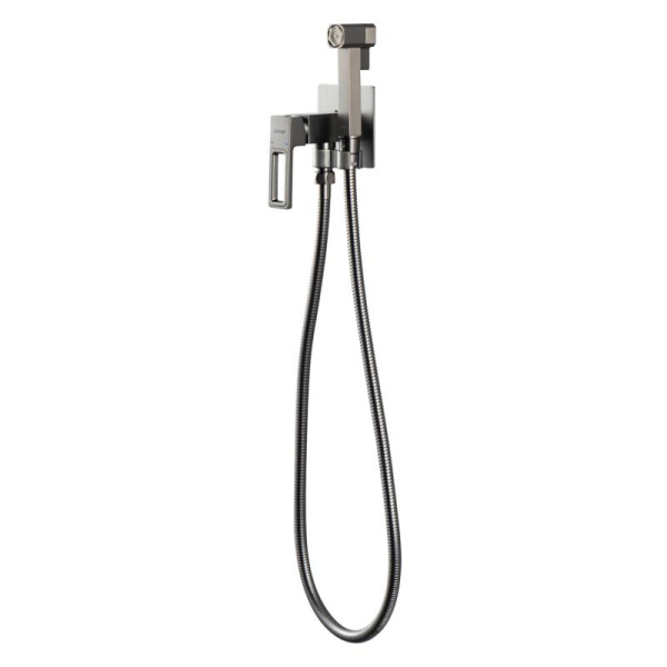 Встраиваемый гигиенический душ оружейная сталь GAPPO G7217-19