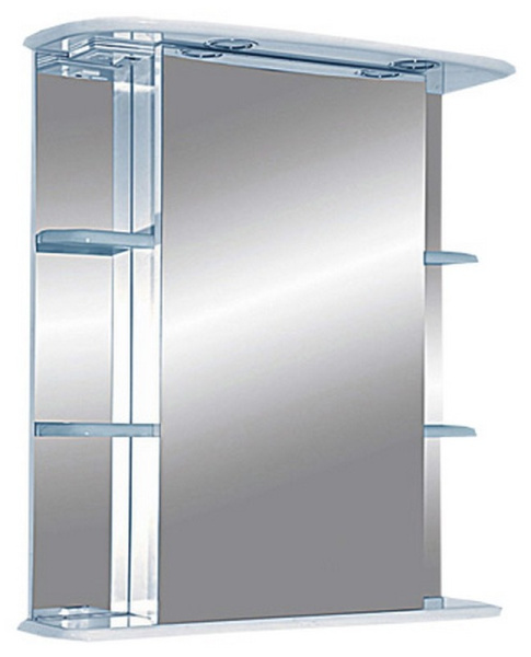 Зеркальный шкаф Misty Магнолия 65 левый