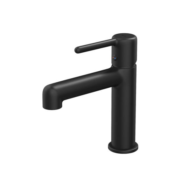 Cмеситель для умывальника, черный матовый, Aiger, IDDIS, AIGBL00i01