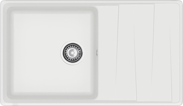 GRANFEST Мойка композит LEVEL, GF-LV-860L, чаш+кр 860*500, иней