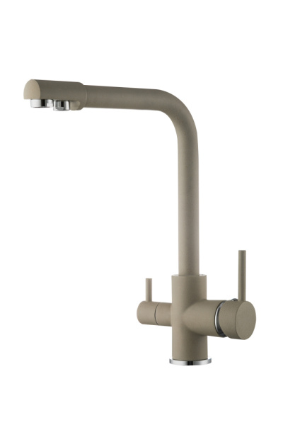Смеситель для кухни с фильтром питьевой воды бежевый FRUD R43053-20