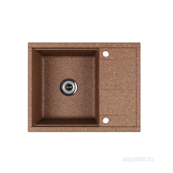 Мойка кухонная Aquaton Делия 65 терракотовый