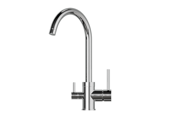 Смеситель для кухни однорыч. ХРОМ, с подкл. для питьевой воды GRANULA