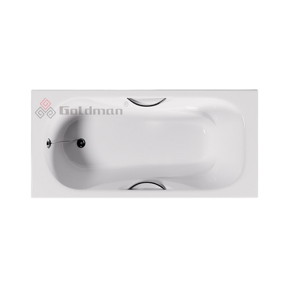 Ванна чугунная  Goldman Donni 170х80х42, с ножками и ручками