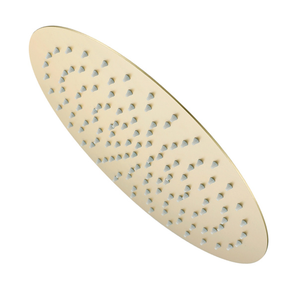 Лейка душевая верхняя Raglo R451.56.03 тропический душ ∅300мм нержавеющая сталь, Сатин золотой 