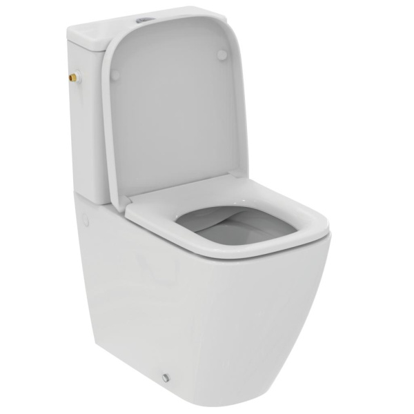 Чаша унитаза Ideal Standard i.life S Безободковый напольный пристенный унитаз с технологией RimLS+ () T500001