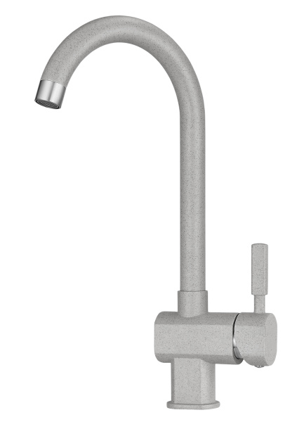 Смеситель для кухни БАЗАЛЬТ, сер., GRANULA STANDART