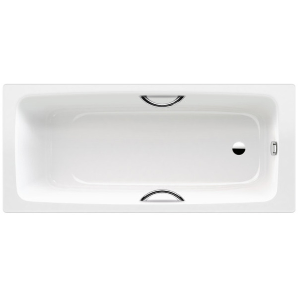 Ванна стальная Kaldewei CAYONO STAR 1800*800*410 мм, alpine white, без ножек, с отв. для ручек () 275700010001