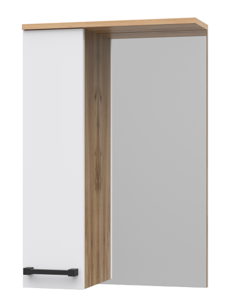 Зеркало Крафт - 50 с 1 шкаф. левый Misty