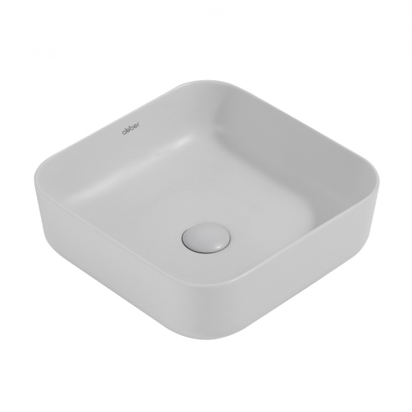 Раковина накладная ABBER Rechteck AC2211MLG светло-серая матовая в магазинах СантехГид