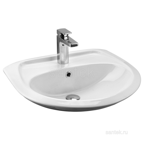 Умывальник Бриз 60 3/вел 1/отв в/к Santek 1.WH11.0.466 в магазинах СантехГид