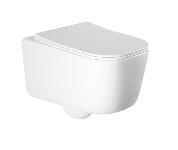 Унитаз подвесной безободковый AQUATEK ЛУГАНО 510*350*360мм