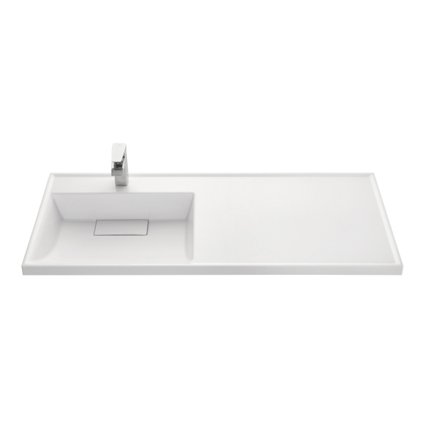 Раковина AQUATON Лондри 1200 белая левая 1A72843KLH01L в магазинах СантехГид