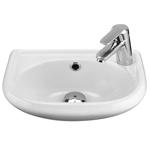 Раковина Santek Бриз 40 отверстие под смеситель справа 1WH110445 в магазинах СантехГид