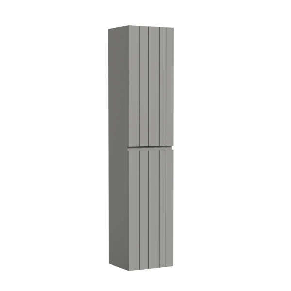 Шкаф-пенал Sancos Ламель / Lamel PLM35WG 35x35x165 тёплый серый