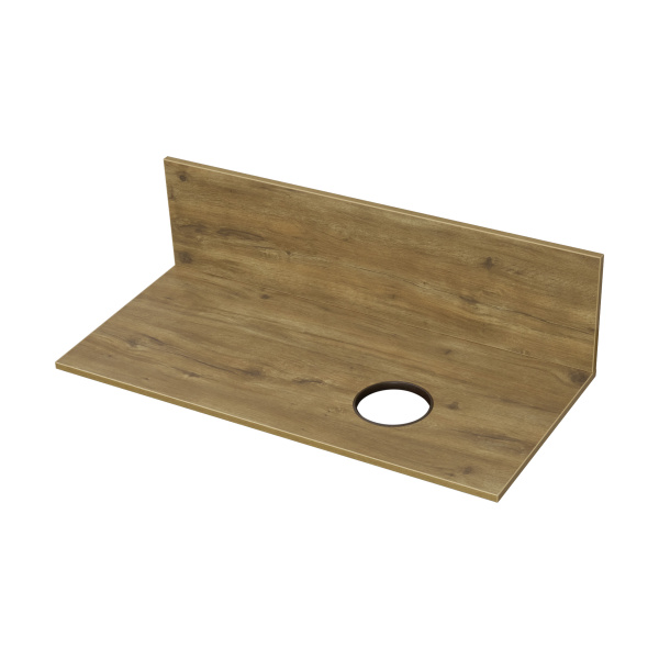 Столешница под раковину AQUATON с панелью Мишель 100 дуб рустикальный ВЛДСП 1A256703MIDR0